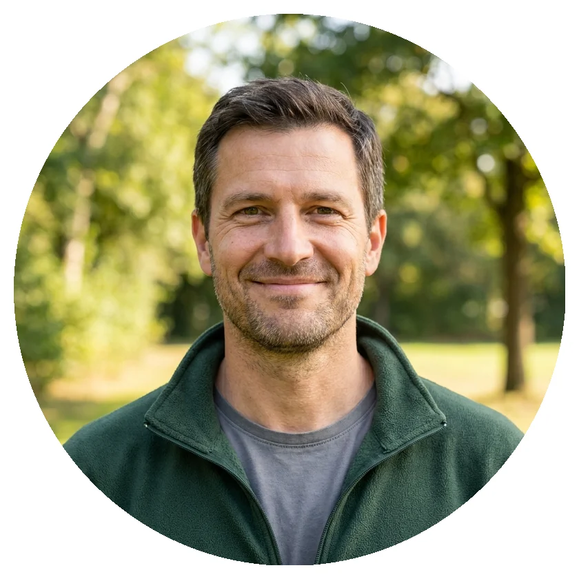 Porträt von Hundetrainer Stefan